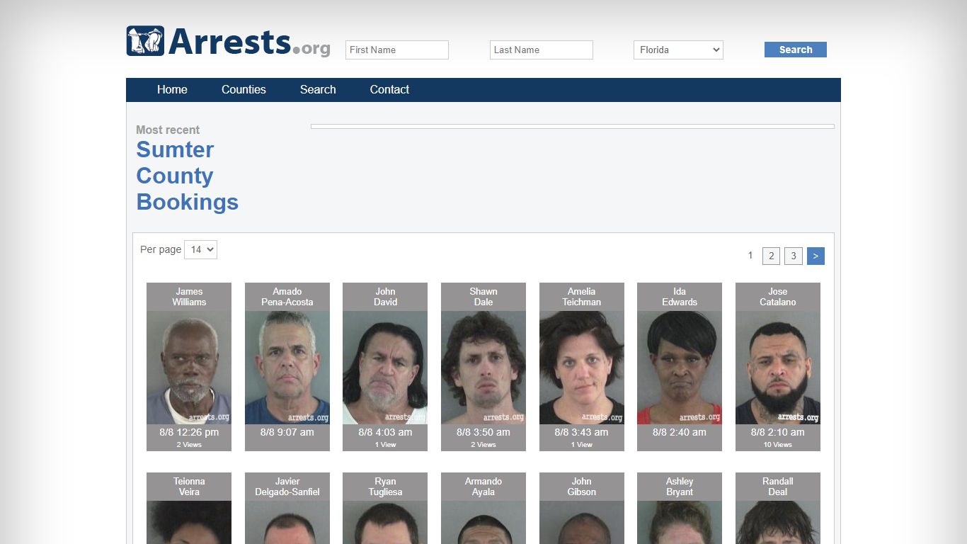 Sumter County Arrests and Inmate Search